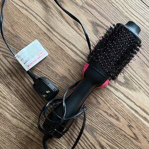 Revlon Black and Pink Hair Dryer Brush